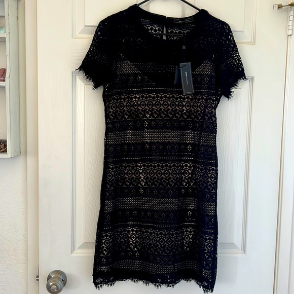 BCBGMaxAzria Dresses & Skirts - Short Black Lace Cocktail Dress